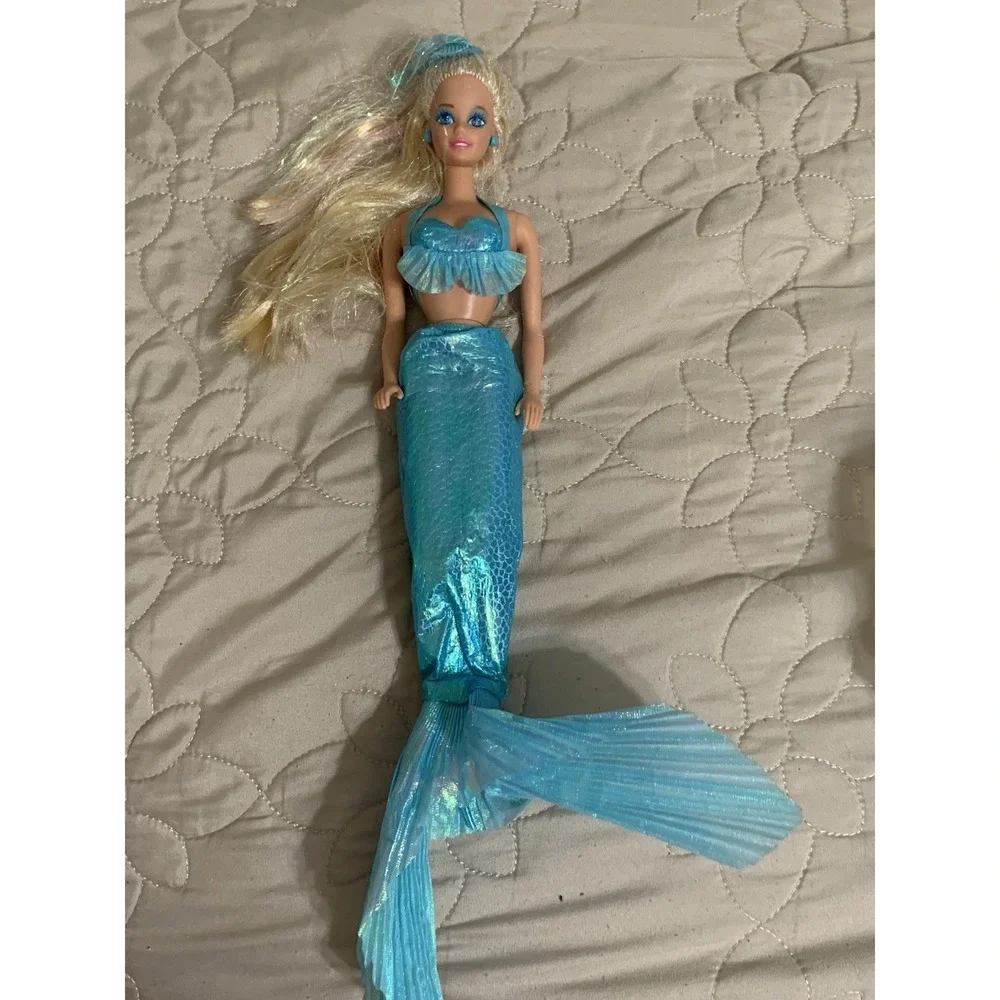 Vintage MERMAID Barbie Doll 1434 Color Changing Hair 1991 Mattel